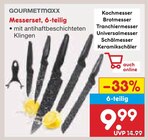 Messerset Angebote von GOURMETmaxx bei Netto Marken-Discount Ansbach für 9,99 €