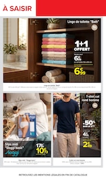 Prix et réduction Lingerie dans le prospectus Carrefour en cours Offre Lingerie dans le catalogue Carrefour du moment à la page 49