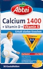 Zink + Histidin oder Calcium 1400 + Vitamin D + Vitamin K von Abtei im aktuellen Rossmann Prospekt für 4,99 €