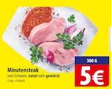 Minutensteak natur bei famila Nordost im Nauen Prospekt für 5,00 €