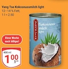 Kokosnussmilch light im Angebot bei GLOBUS in Plauen Kokosnussmilch light Angebote von Yang Tse bei GLOBUS Plauen für 1,00 €