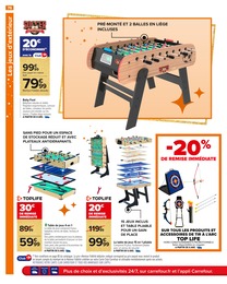 Prix et réduction Baby-Foot dans le prospectus Carrefour en cours Offre Baby-Foot dans le catalogue Carrefour du moment à la page 76