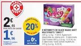 8 Bâtonnets de glace Magic goût multifruits Smicy - E.Leclerc 8 Bâtonnets de glace Magic goût multifruits Smicy à 1,96 € dans le catalogue E.Leclerc