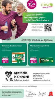 Aktueller mea - meine apotheke Prospekt "Unsere September-Angebote" Seite 1 von 4 Seiten für Ravensburg
