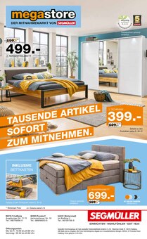 Schlafzimmerschrank im Segmüller Prospekt "Frühling für Zuhause" mit 64 Seiten (München)