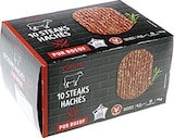 Steaks hachés pur bœuf 15% M.G. surgelés - CASINO en promo chez Casino Supermarchés Aubervilliers à 11,03 €