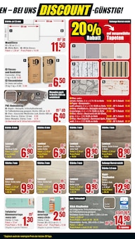 Laminat im B1 Discount Baumarkt Prospekt "BESTPREISE DER WOCHE!" mit 12 Seiten (Bielefeld)