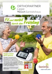 Orthopartner - Lippe GmbH & Co KG Medica Sanitätshaus Prospekt: "Fit und mobil durch den Frühling", 6 Seiten, 13.03.2024 - 31.05.2024