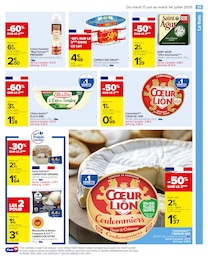 Prix et réduction Mozzarella dans le prospectus Carrefour en cours Offre Mozzarella dans le catalogue Carrefour du moment à la page 41