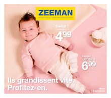 Catalogue Mode à bas prix de Zeeman à Drancy, avec 40 pages Prospectus Mode à bas prix de Zeeman à Drancy: "Ils grandissent vite. Profitez-en.", 40 pages, 30/08/2025 - 31/10/2025