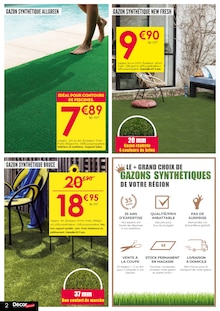 Catalogue Décor Discount à Épagny cette semaine, valable du 07/07/2025 au 17/08/2025 Prospectus Décor Discount à Épagny, "ARRIVAGE GAZON", 6 pages de promos valables du 07/07/2025 au 17/08/2025