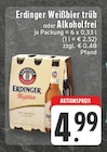 Erdinger Weißbier trüb oder Alkoholfrei im Angebot bei E center in Herford Erdinger Weißbier trüb oder Alkoholfrei Angebote von Erdinger bei E center Herford für 4,99 €