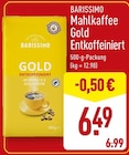 Mahlkaffee Gold Entkoffeiniert von Barissimo für 6,49 € bei ALDI Nord im Angebot Mahlkaffee Gold Entkoffeiniert von Barissimo im aktuellen ALDI Nord Prospekt