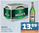 Getränke Lehmann - Getränke A-Z - Beck's Angebot im Prospekt Beck's bei Getränke Lehmann - Getränke A-Z im Prospekt "" für 13,99 €