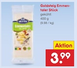 Emmentaler Stück von Goldsteig für 3,99 € bei Netto Marken-Discount im Angebot Emmentaler Stück von Goldsteig im aktuellen Netto Marken-Discount Prospekt