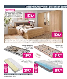 Matratze im aktuellen SB Möbel Boss Prospekt (Hildesheim) Matratze im SB Möbel Boss Prospekt "Mach dein Schlafzimmer zur Wohlfühlzone" mit 26 Seiten (Hildesheim)