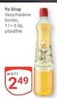 Sirup im Angebot bei GLOBUS in Hofheim Sirup Angebote von Yo bei GLOBUS Hofheim für 2,49 €