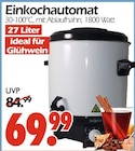 Einkochautomat Angebote bei Wreesmann Bremerhaven für 69,99 €