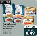 Gourmet Gold oder Perle Katzenmenü im Angebot bei aktiv & irma in Oldenburg Gourmet Gold oder Perle Katzenmenü Angebote von Purina bei aktiv & irma Oldenburg für 0,49 €