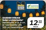 Solar-Lichterkette Angebote von Garden Dream bei Netto mit dem Scottie Altenburg für 12,99 €