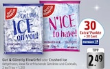 E center Gundelfingen - Eiswürfel oder Crushed Ice Angebot im Prospekt Eiswürfel oder Crushed Ice bei E center im Gundelfingen Prospekt für 2,49 €