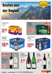 Trinkgut Bier im Prospekt 