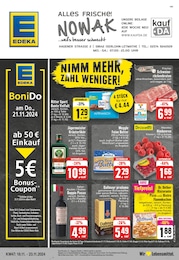 EDEKA Prospekt für Iserlohn: "Aktuelle Angebote", 24 Seiten, 18.11.2024 - 23.11.2024