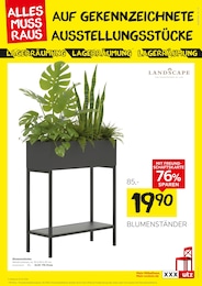 XXXLutz Möbelhäuser Blumenstaender im Prospekt 