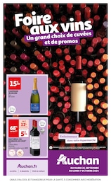 Prospectus Auchan Hypermarché à Moisselles, "Foire aux vins", 72 pages, 24/09/2024 - 07/10/2024