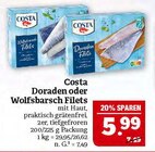 Doraden oder Wolfsbarsch Filets Angebote von Costa bei Marktkauf Coburg für 5,99 €