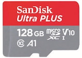 Ultra PLUS microSDXC 128 GB UHS-I Speicherkarte von SanDisk für 12,00 € bei MediaMarkt Saturn im Angebot Ultra PLUS microSDXC 128 GB UHS-I Speicherkarte von SanDisk im aktuellen MediaMarkt Saturn Prospekt