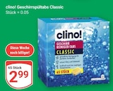 Geschirrspültabs Classic Angebote von clino! bei GLOBUS Frankenthal für 2,99 €