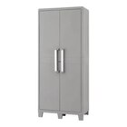 Armoire haute en résine gris 182X78X49 cm "MALO" en promo chez Brico Dépôt Saint-Ouen à 109,00 €