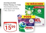 Waschmittel Pulver im Angebot bei GLOBUS in Bruchsal Waschmittel Pulver Angebote von Ariel bei GLOBUS Bruchsal für 15,99 €