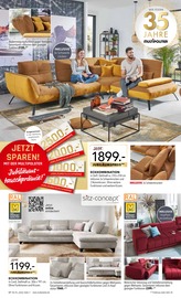 Wohnlandschaft im Multipolster Prospekt in Jena Aktueller Multipolster Prospekt mit Wohnlandschaft, "WIR FEIERN 35 JAHRE MULTIPOLSTER!", Seite 2