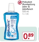 Mundspülung Zahn- & Zahnfleisch von Prokudent im aktuellen Rossmann Prospekt für 0,89 €