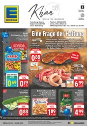 Aktueller EDEKA Prospekt mit Würstchen, "Aktuelle Angebote", Seite 1