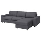 Aktuelles Bezug für 3er-Bettsofa mit Récam mit breiten Armlehnen Gunnared/mittelgrau mit breiten Armlehnen Gunnared/mittelgrau Angebot bei IKEA in Bonn ab 174,00 €