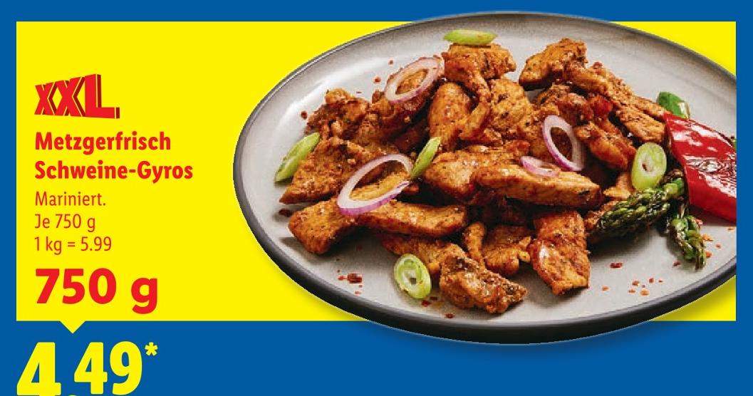 Metzgerfrisch Schweine-Gyros