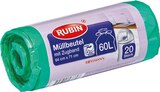 Müllbeutel mit Zugband Angebote von Rubin bei Rossmann Freiberg für 0,99 €