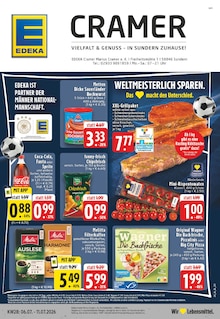 Aktueller EDEKA Sundern (Sauerland) Prospekt EDEKA Prospekt Sundern (Sauerland) "Aktuelle Angebote" mit 24 Seiten
