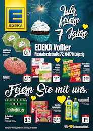 EDEKA Prospekt: "Wie feiern 7 Jahre", 2 Seiten, 27.01.2025 - 01.02.2025