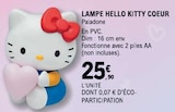 Lampe Hello Kitty Coeur - Paladone en promo chez E.Leclerc Quimper à 25,90 €