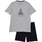 Pyjama court Bio homme - TEX BASIC en promo chez Carrefour Orléans à 8,99 €