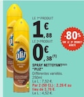 Spray Nettoyant(2)(3) - Pliz en promo chez E.Leclerc Spray Nettoyant(2)(3) - Pliz dans le catalogue E.Leclerc