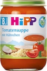 Menü Tomatensuppe mit Hühnchen ab dem 8. Monat von Hipp im aktuellen dm-drogerie markt Prospekt