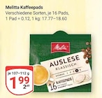 Kaffeepads Auslese Klassisch Angebote von Melitta bei GLOBUS Jena für 1,99 €