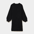 Robe tricot col montant manches longues noir fille dans le catalogue La Halle