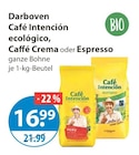 Café Intención ecológico, Caffé Crema im V-Markt Prospekt Café Intención ecológico, Caffé Crema von Darboven im aktuellen V-Markt Prospekt für 16,99 €