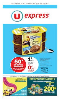 Catalogue U Express de la semaine 34, "U Express", page 1, 18/08/2026 - 30/08/2026 Prospectus U Express en cours, "U Express", page 1 sur 20